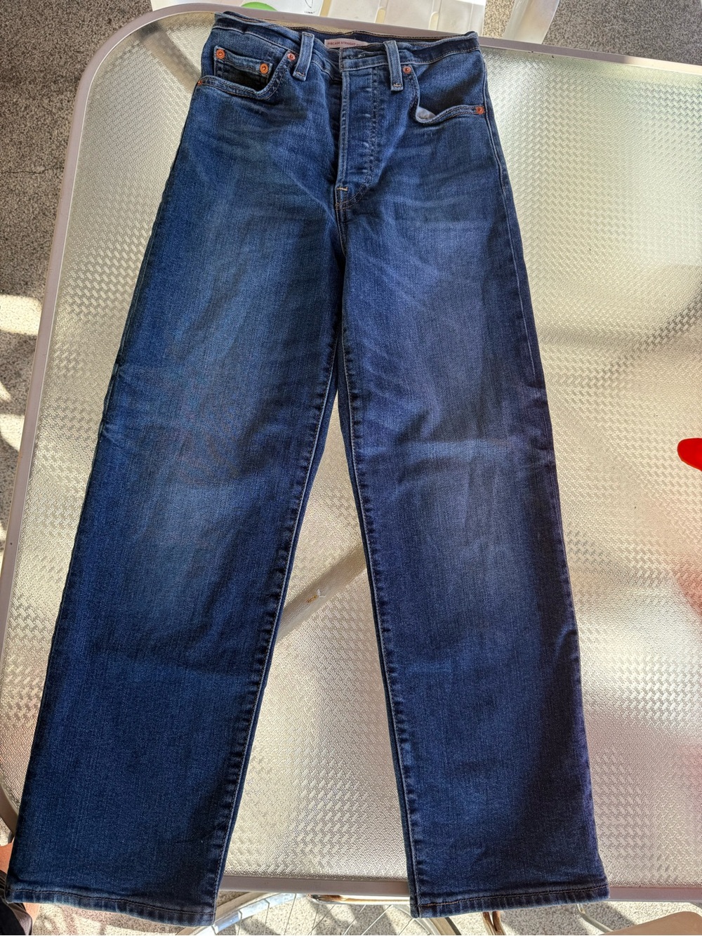 Levi's Dark Blue Ankle-Length Women's Jeans